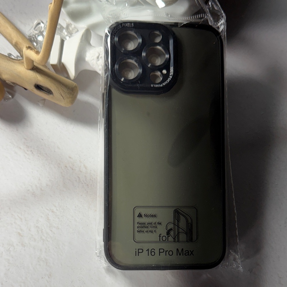 Apple iPhone 16 Pro Max Case - Black and Gray